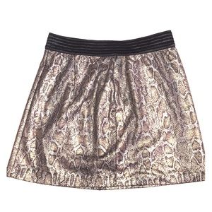 MNG by Mango Leopard Print Skirt Size M